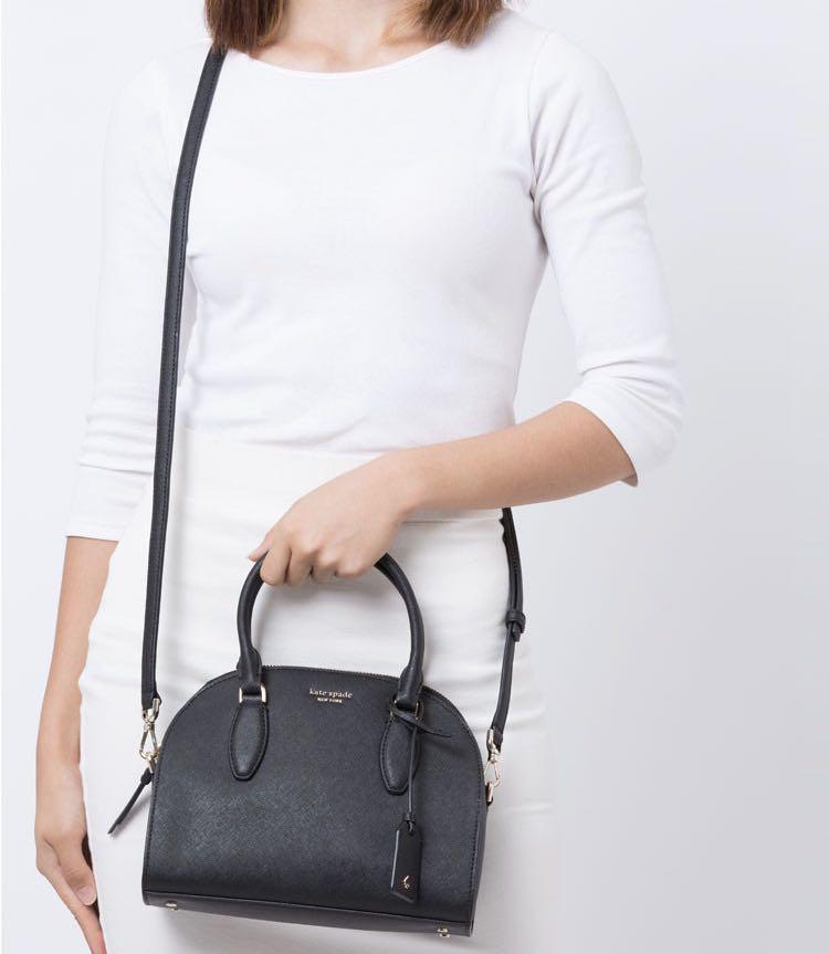 KATE SPADE Medium Dome Satchel Reiley Black