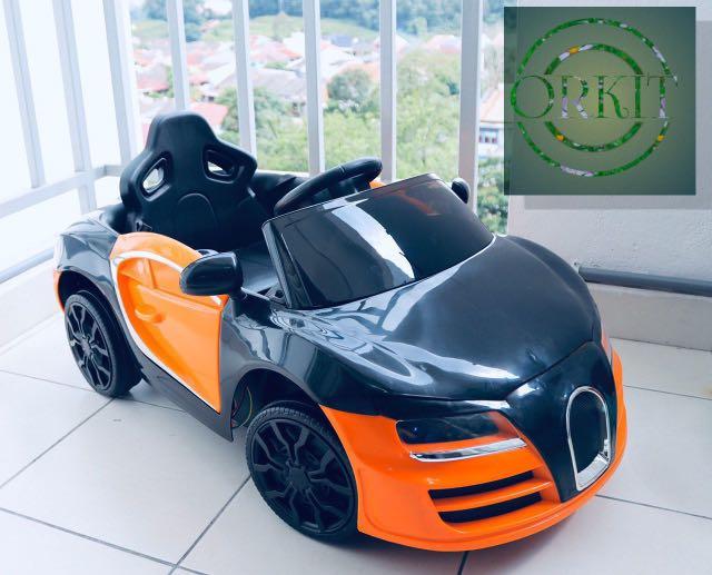 Kereta Elektrik Bugati Kanak Kanak Toys Games Diecast Toy Vehicles On Carousell