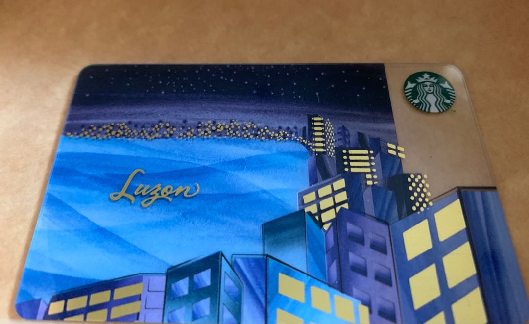 LIMITED EDITION Starbucks Luzon card, Tickets & Vouchers, Store Credits ...