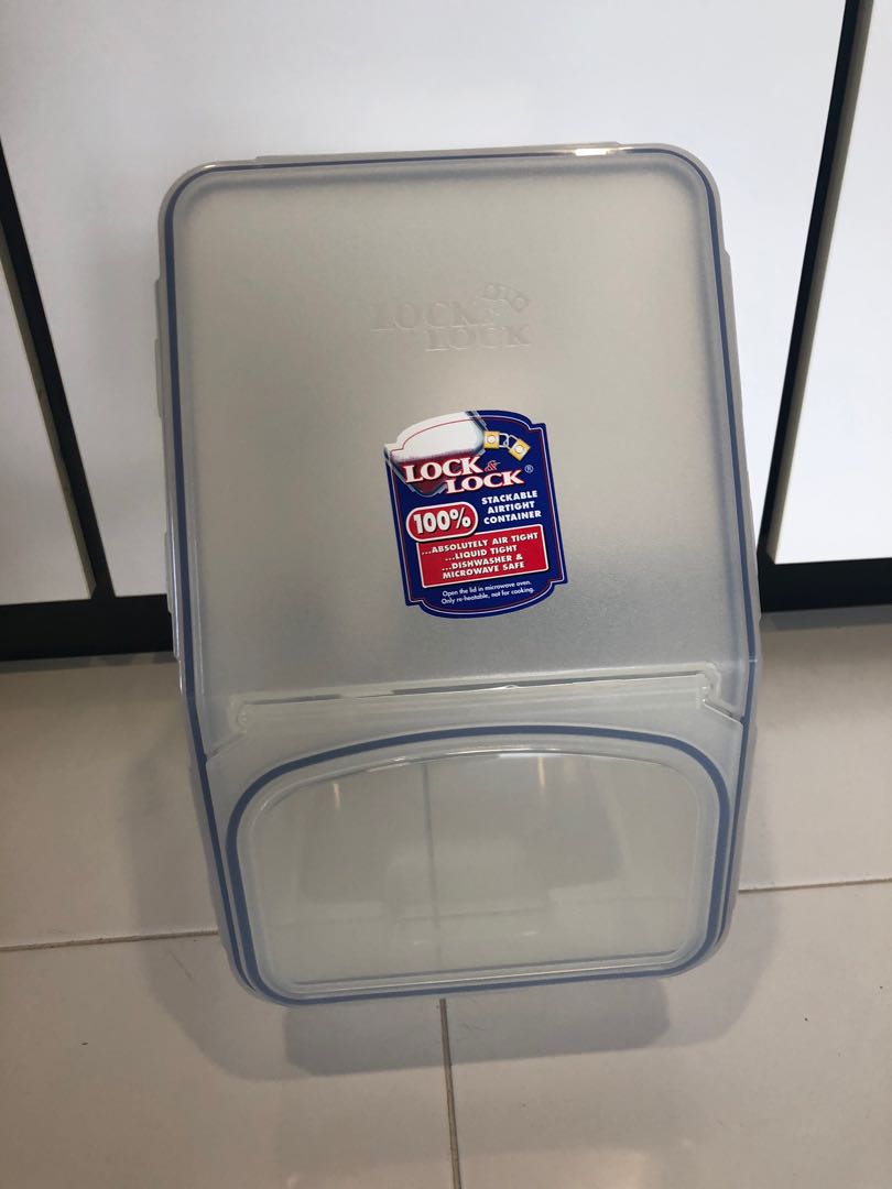 Lock & Lock 12l Rice Container, Furniture & Home Living, Kitchenware & Tableware, Food