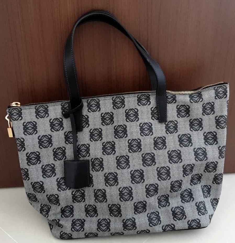 loewe canvas tote bag