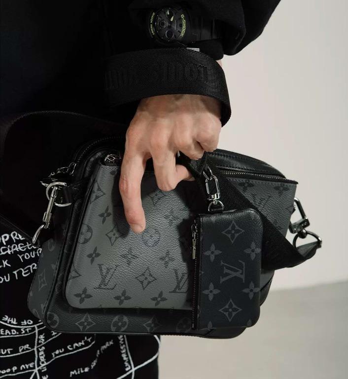 Louis Vuitton Monogram Eclipse Trio Pochette - BAGAHOLICBOY