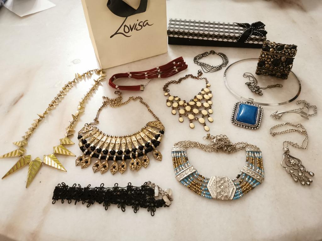 Lovisa Bundle Chain Necklaces Women S Fashion Jewellery On Carousell