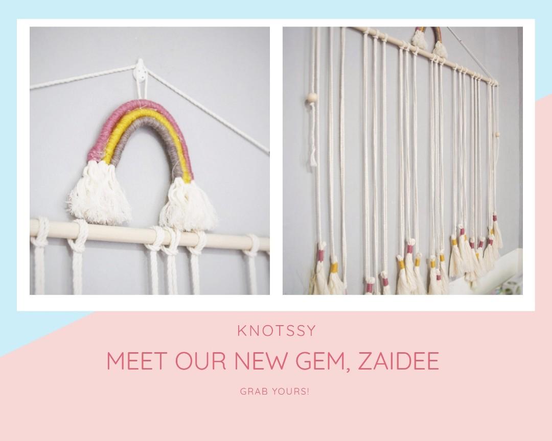 macrame wall hanging for baby room