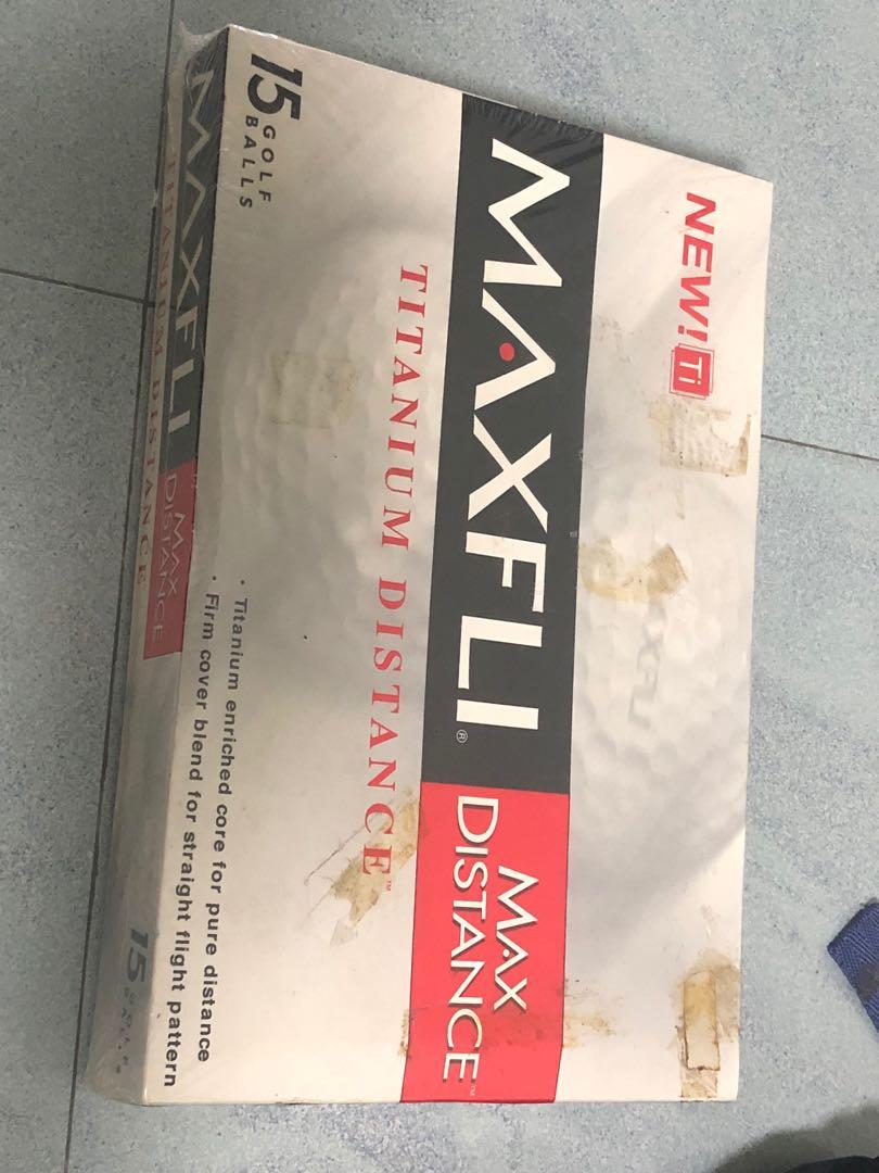 Maxfli max distance golf ball clearance