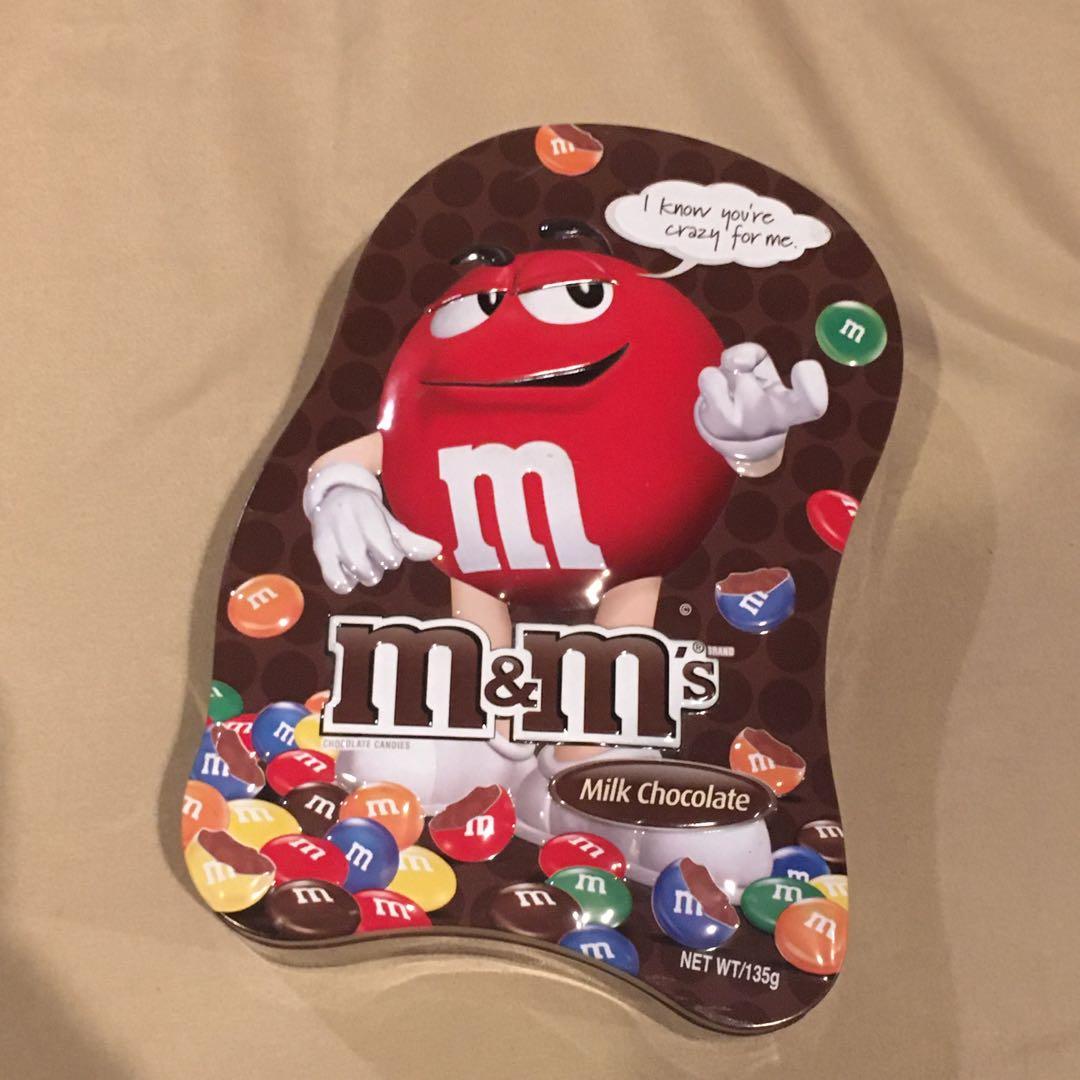 m&m’s Tin box (Category: Storage Boxes & Baskets) located in Pasig City. Submitted by cakemixbean (Listing ID 1010187937, Image 1). Description: m&m’s collectible tin box in excellent condition. •No dents, bruises or scratches. • Perfect for collectors or anyone who wants a nice tin box around their house. • Tumbler in photo for size reference Thanks for looking! #carouswitch.