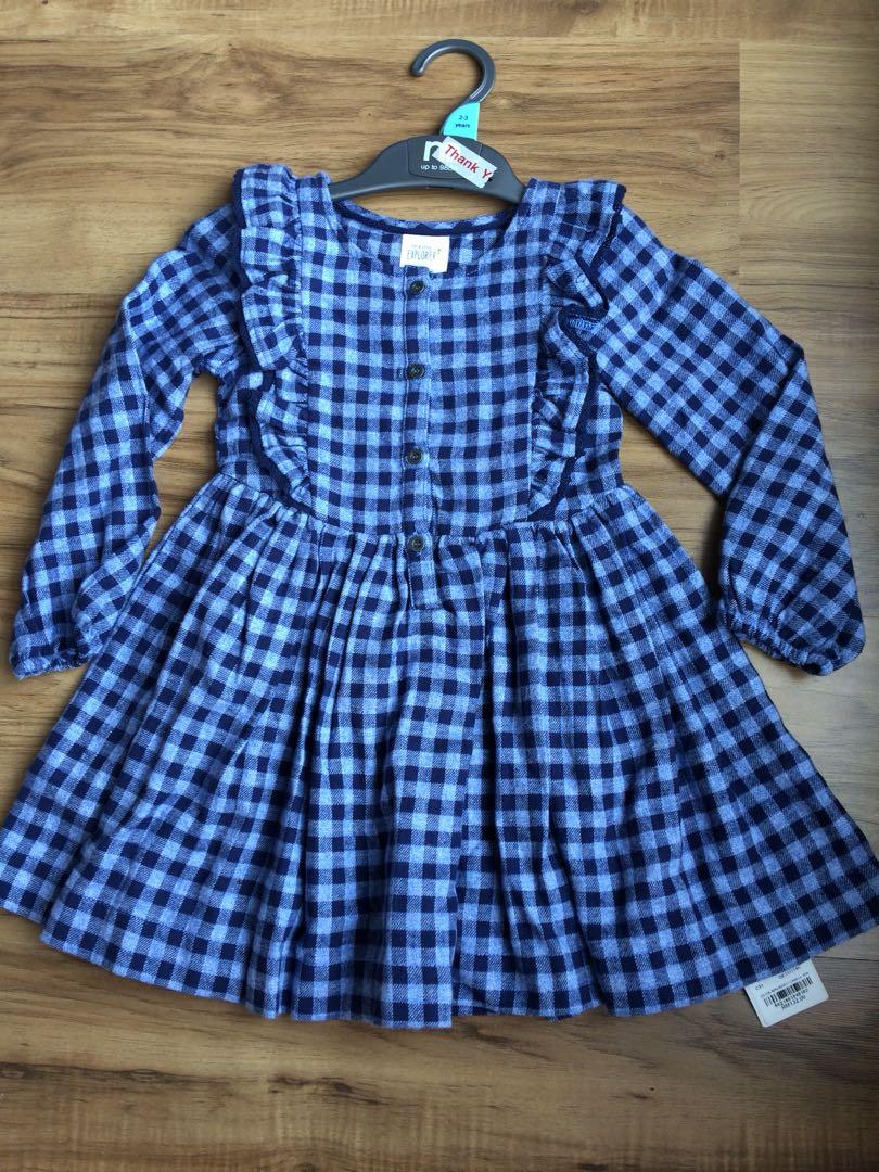 mothercare tartan dress