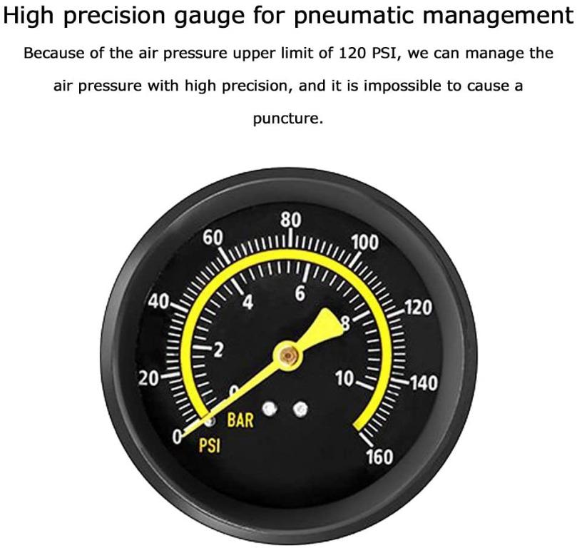 Multipurpose Double Barrel Foot Pump, Sports Equipment, Bicycles
