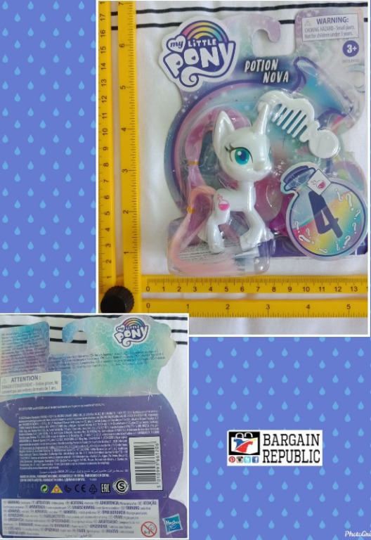 My Little Pony Rainbow Dash Potion with Hair, Comb, And Accessories 
