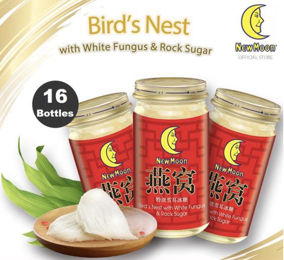 NEW MOON BIRD’S NEST WITH WHITE FUNGUS ROCK SUGAR, Food & Drinks