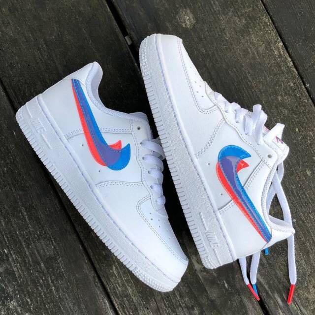 nike air force 1 3d swoosh