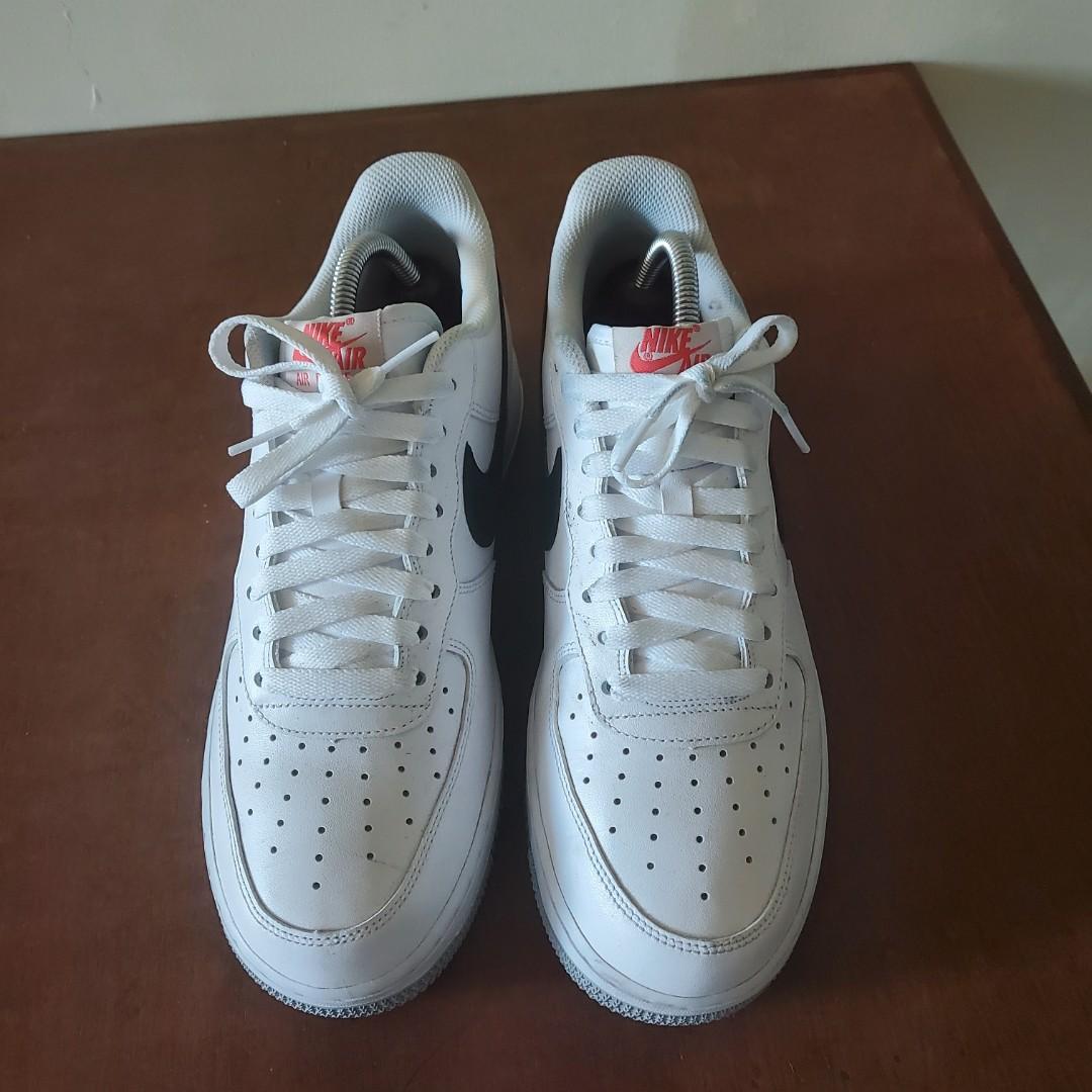 Air force 1 low white black bone ember glow online