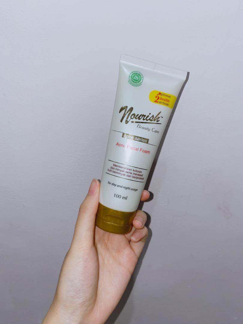 nourish acne facial foam