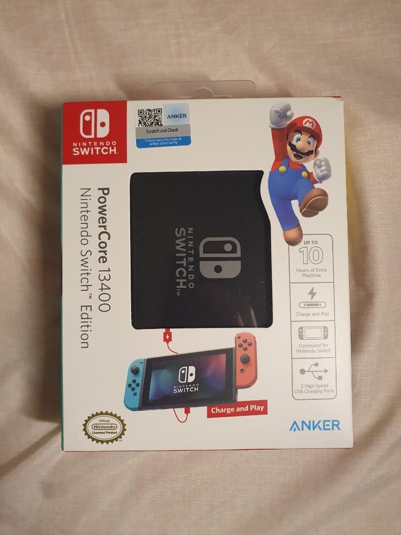 Official Nintendo Licensed Product Anker Powercore 13400 Nintendo Switch Edition Toys Games Video Gaming Gaming Accessories On Carousell
