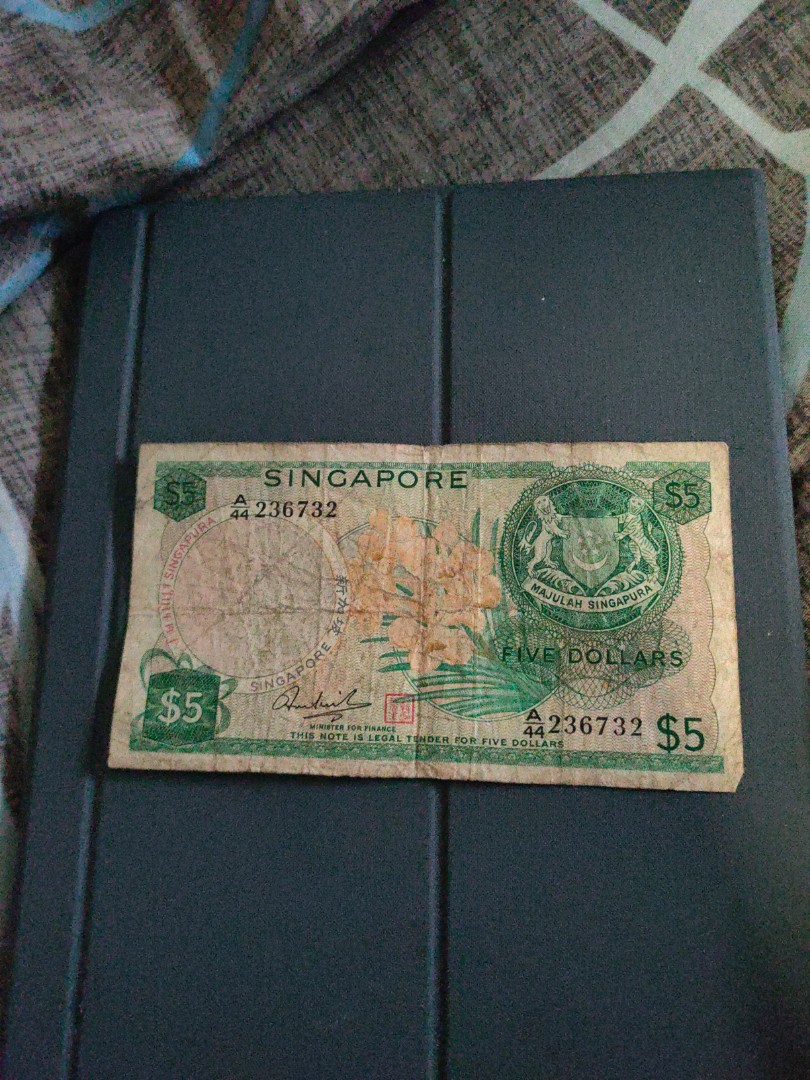 Old 5 notes, Hobbies & Toys, Memorabilia & Collectibles, Currency on