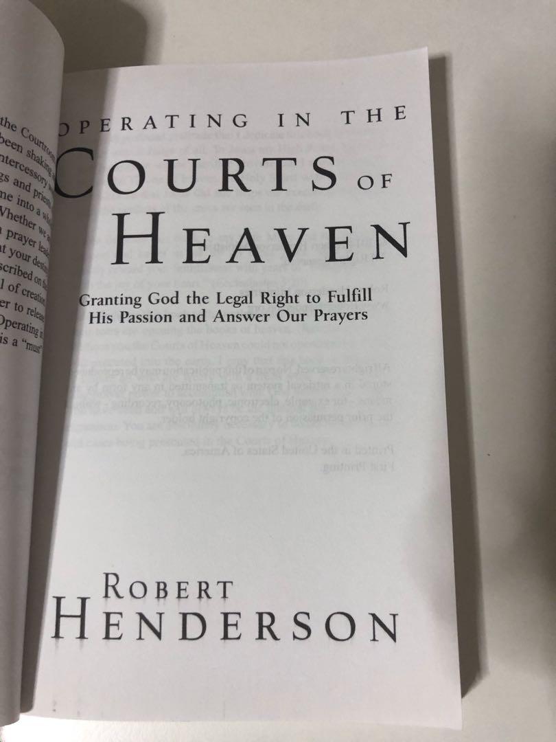 Operating in the Courts of Heaven Robert Henderson Books