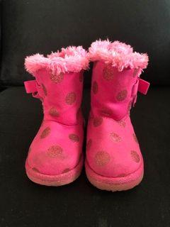 Pink Kid Girl Snow Boots