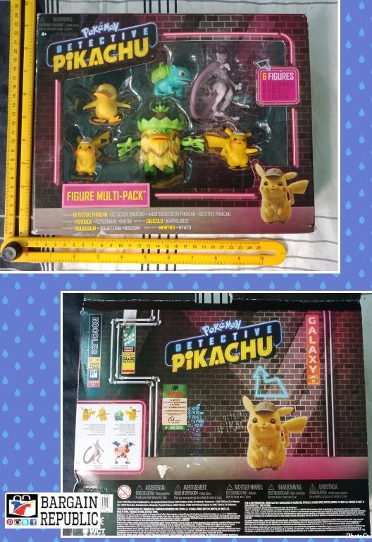 detective pikachu figure multipack