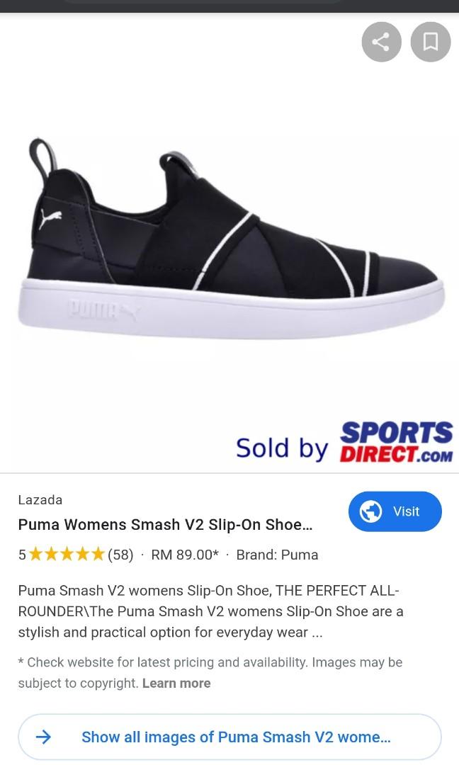 Puma Smash V2 womens Slip-On Shoe 