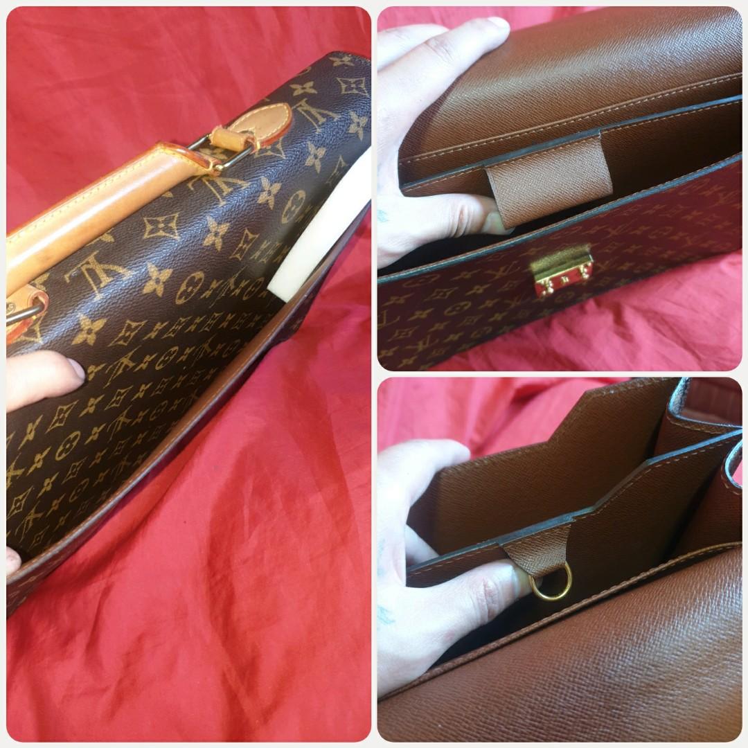 Rare Louis Vuitton Serviette Conseiller Briefcase Bag Bought it for: 95k  Market/ Resell price: 50k Selling it for only: SOLD *can fit up…
