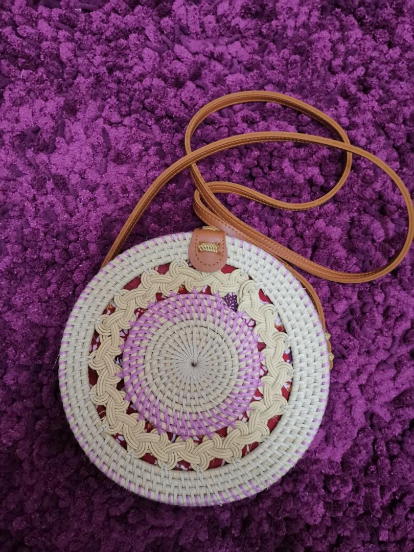 Rattan Sling Bag On Carousell
