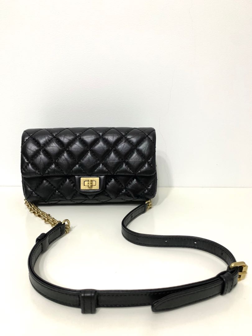 Replica Chanel Aged Calfskin Reissue 2.55 Waist Bag A57791