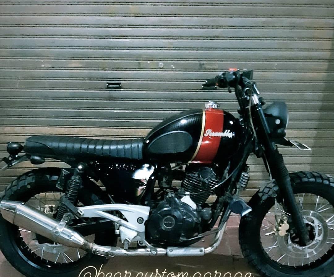 Scrambler japstyle caferacer Motor di Carousell
