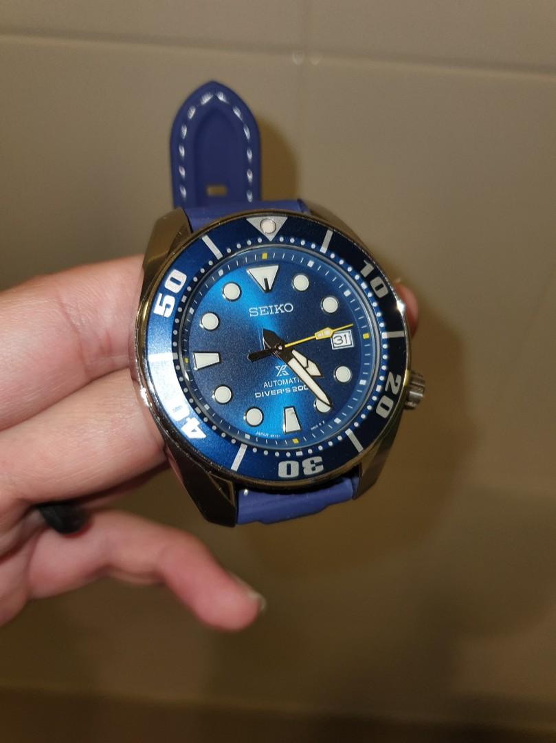 Seiko Prospex SBDC069 Blue Sumo (Discontinued), Luxury, Watches on Carousell