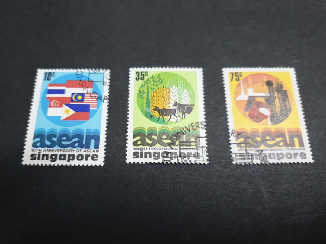 Singapore Stamps 1977 10th Anniversary of ASEAN, Hobbies & Toys