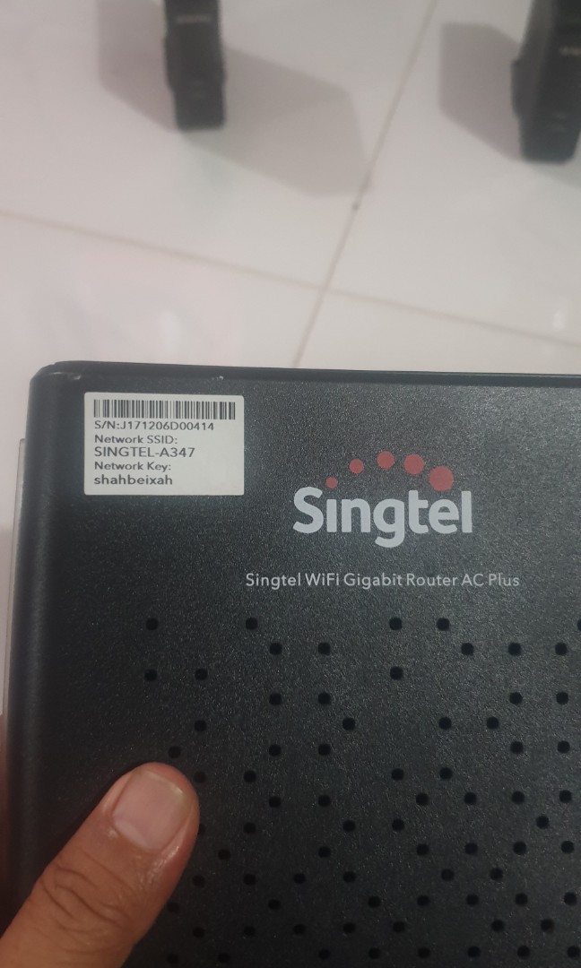 Singtel wifi router, Computers & Tech, Parts & Accessories, Networking ...