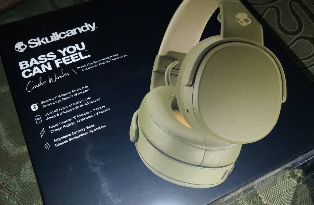 skullcandy crusher wireless olive