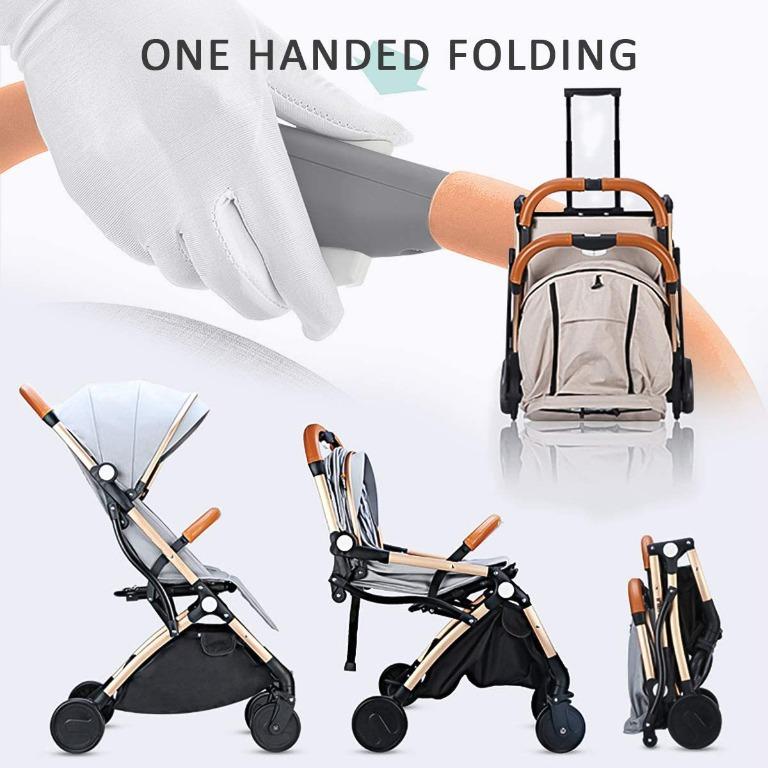 SONARIN Lightweight Travel Buggy,One Hand Foldable