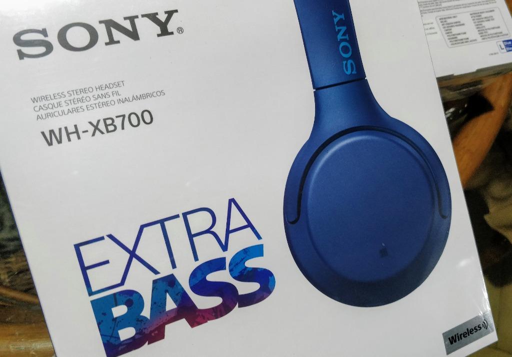 Sony Wh Xb700 Wireless Extra Bass Bluetooth Headphones Blue Audio Headphones Headsets On Carousell
