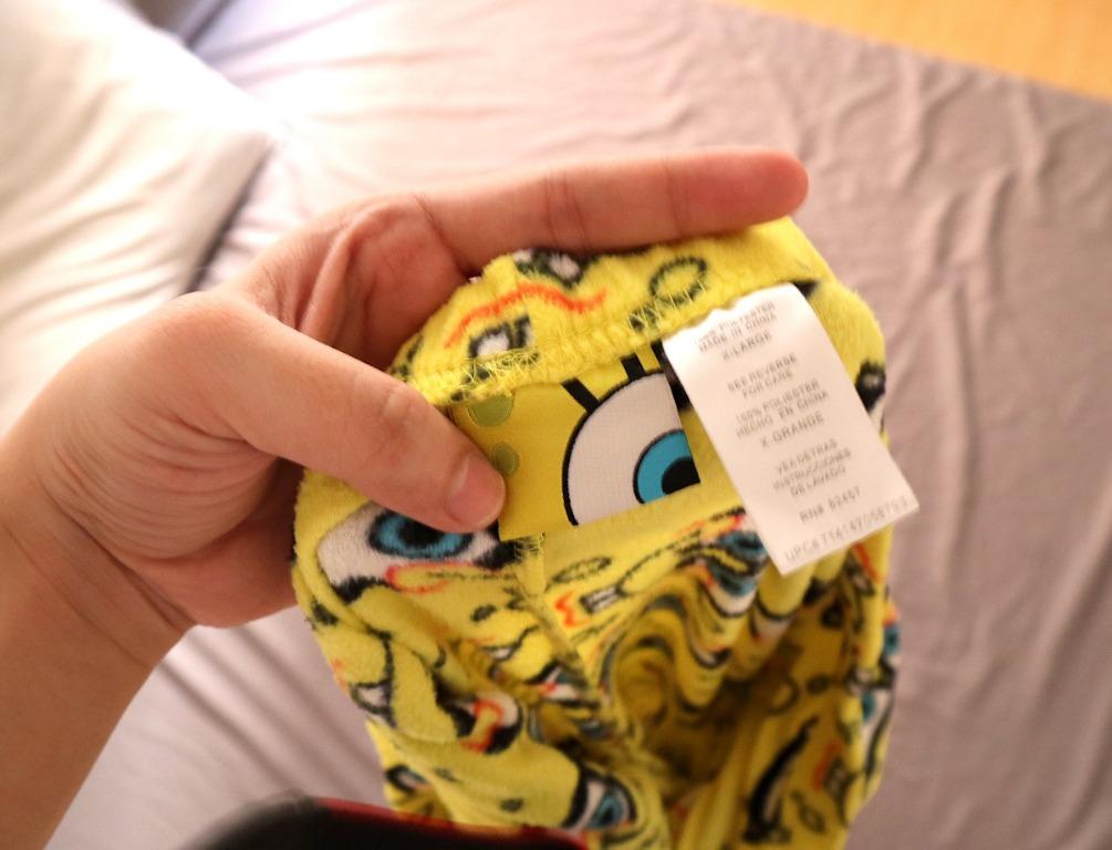 Spongebob Yellow Pajamas (Category: Traditional & Ethnic wear) located in Makati City. Submitted by queensbox (Listing ID 1010151958, Image 2). Description: Spongebob Yellow Pajamas Size: XL Condition: Used, but in good condition and well taken care of MOP: GCash, Metrobank and COD (Via Lalamove c/o buyer) *Note you can transfer to other banks now with no charge #inMakati.