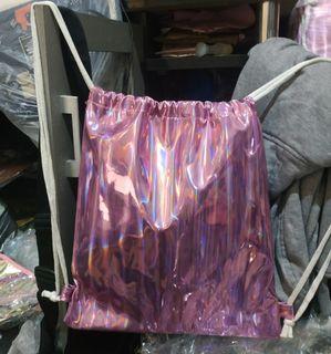String bag hologram srut tas ransel serut hologram