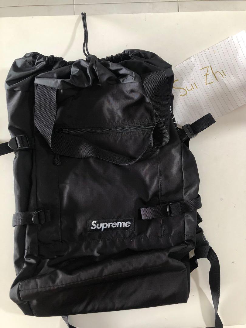 supreme ss19 tote backpack