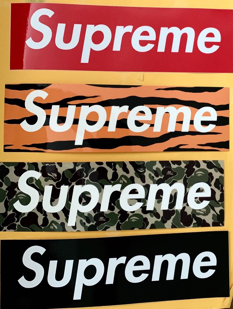 Big supreme shop sticker
