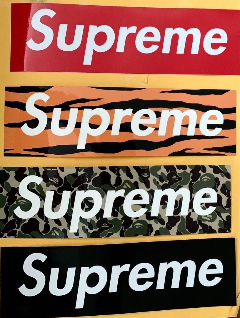 Supreme tiger sticker new arrivals