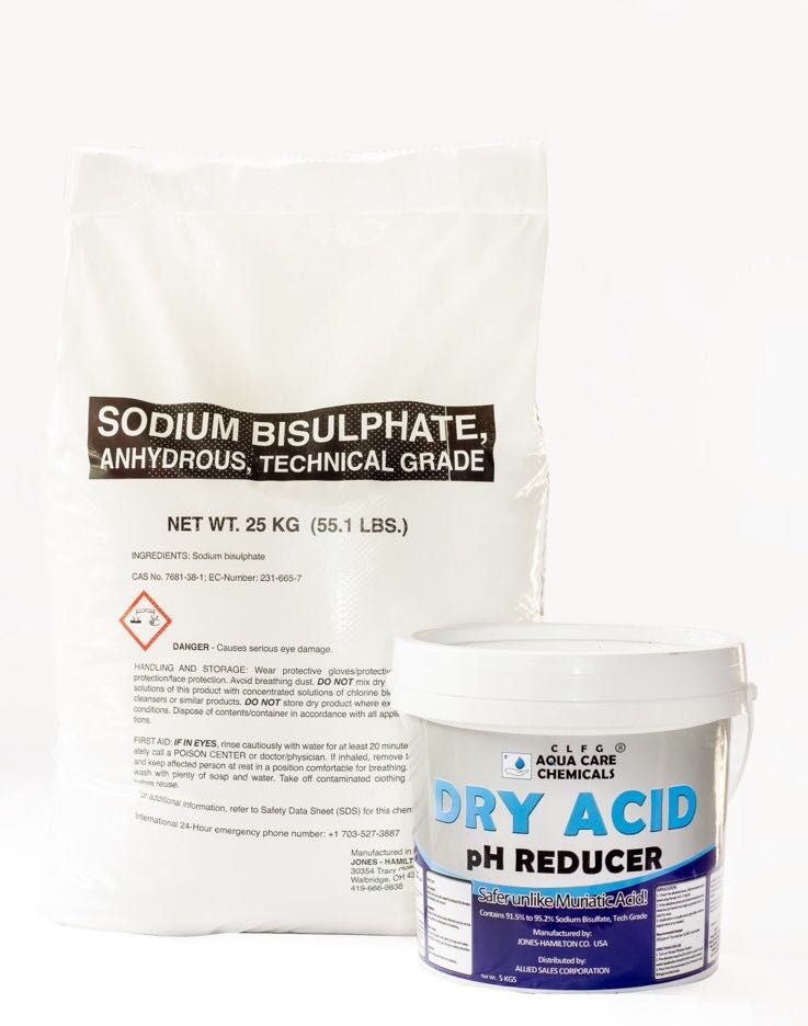 Swimming pool chemicals dry acid sodium bisulfate, Everything Else, Looking For on Carousell