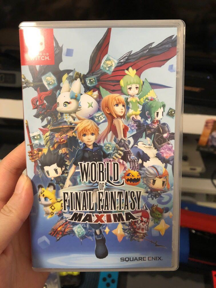 Switch World Of Final Fantasy Maxima Toys Games Video Gaming Video Games On Carousell