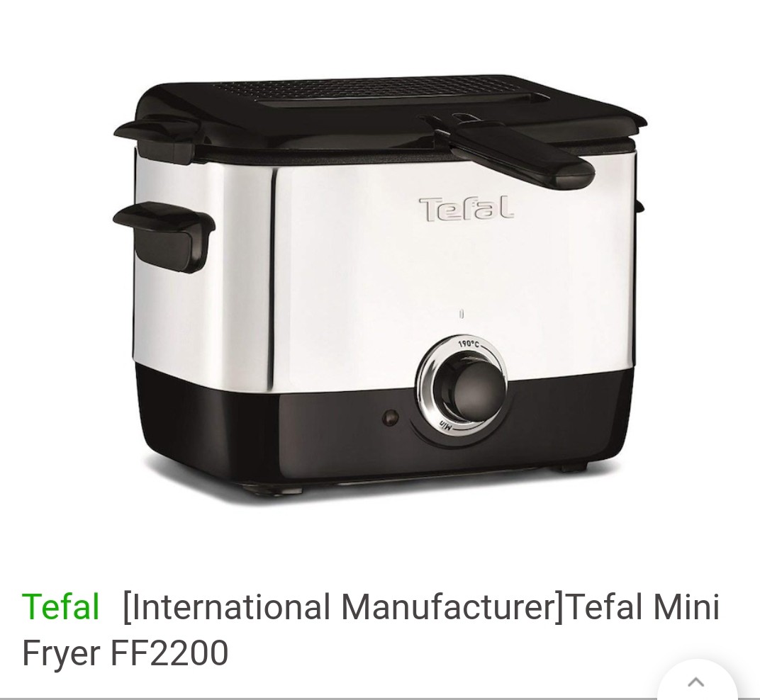 Tefal deep fryer, TV & Home Appliances, Kitchen Appliances, Cookers on