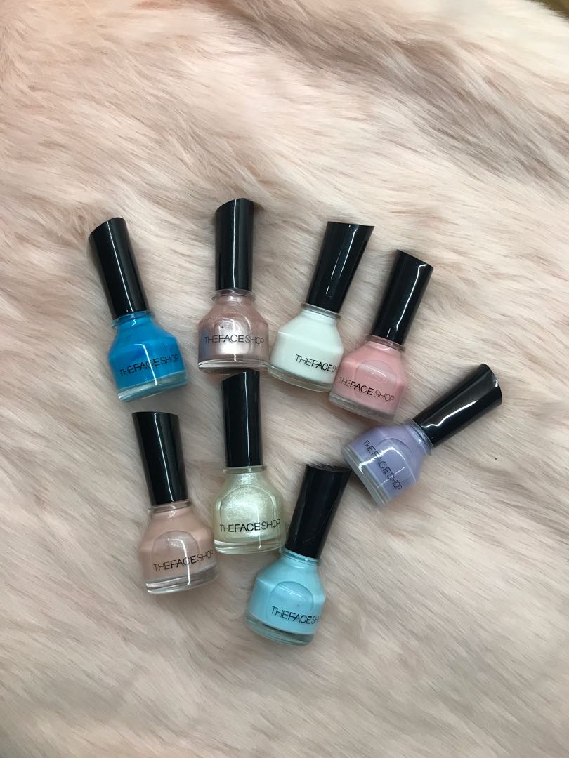 The Face Shop Nail Polish (11ml) - Made in Korea, Beauty & Personal Care,  Hands & Nails on Carousell