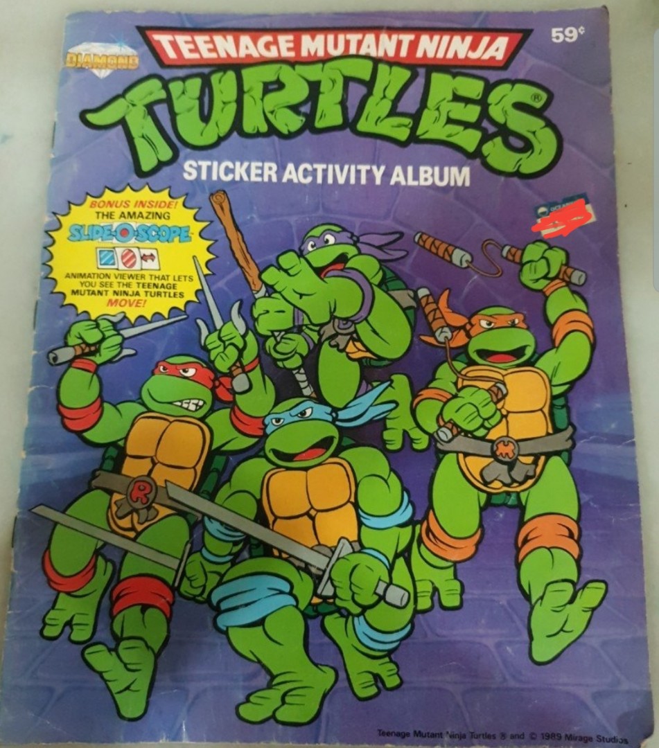 Teenage Mutant Ninja Turtles Sticker By Number Book | Ubuy, image size:951x1080