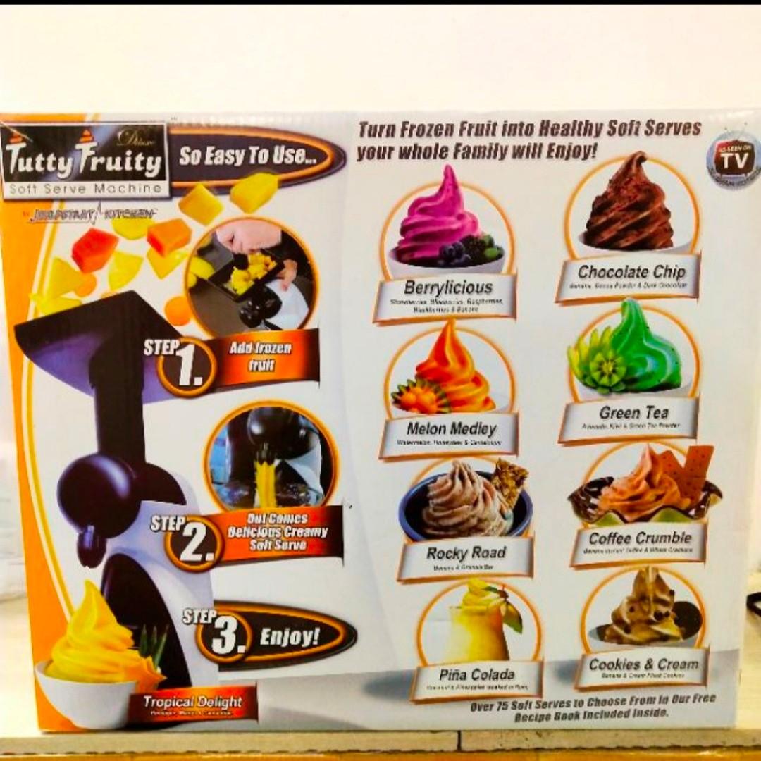 Tutti frutti on sale soft serve machine