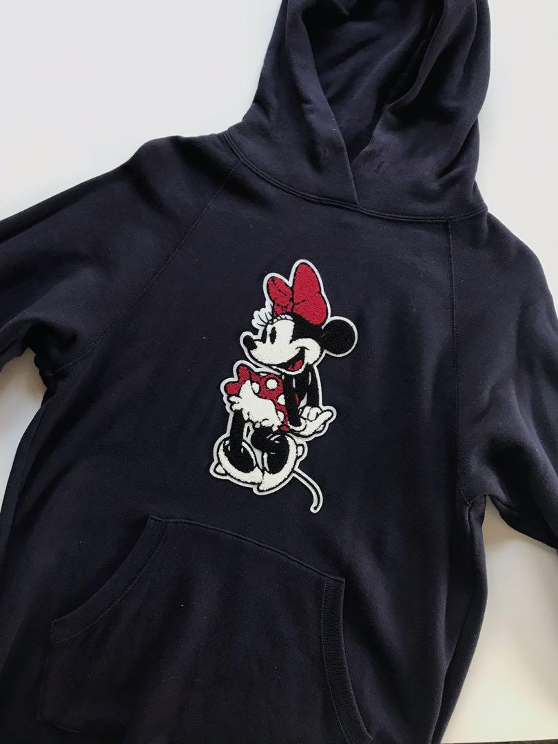 navy blue disney hoodie