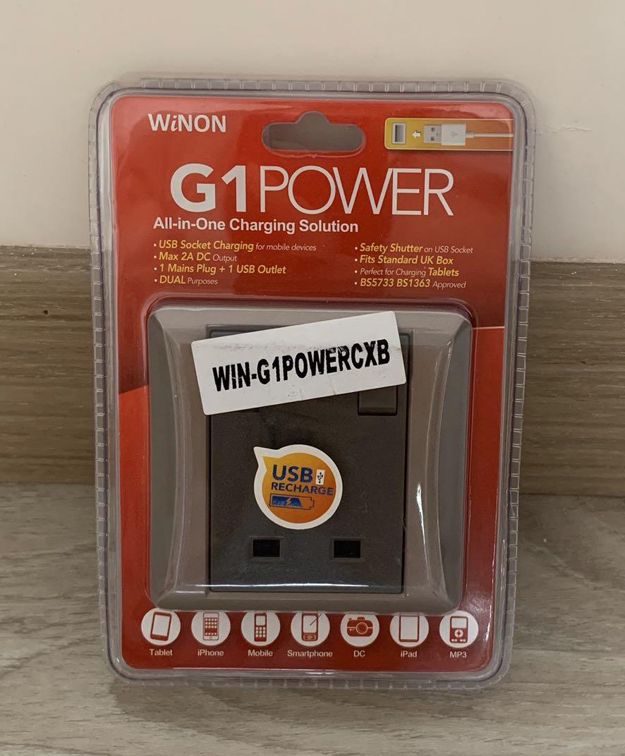 USB Socket Charging （分類：燈飾）位於 Hong Kong。 由 iw2006 提交（商品編號 1010085502，圖片 1）。簡介： 全新，G1 POWER，All-in-One Charging Solution 兩個折售$120。