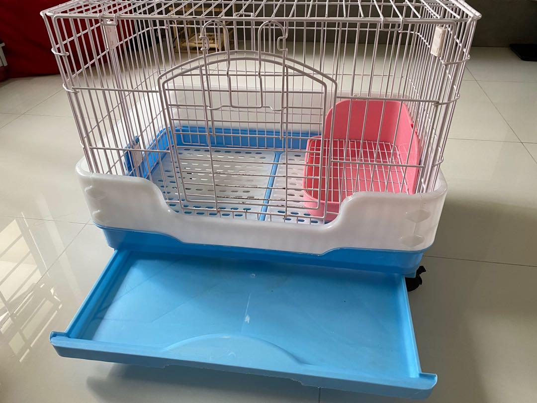Used Rabbit Cage including toilet tray, Pet Supplies, For Small Animals ...