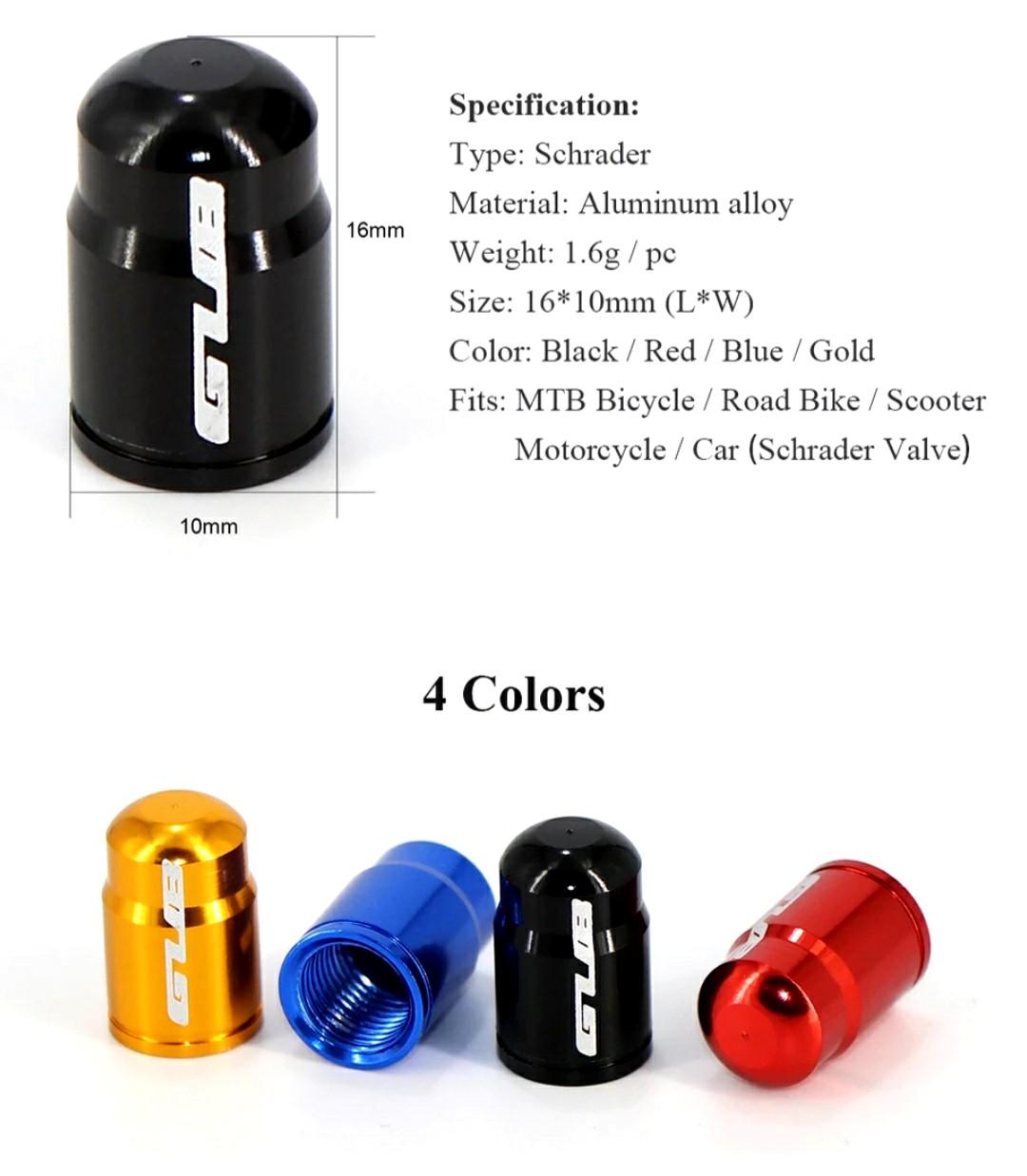 bike tyre valve caps