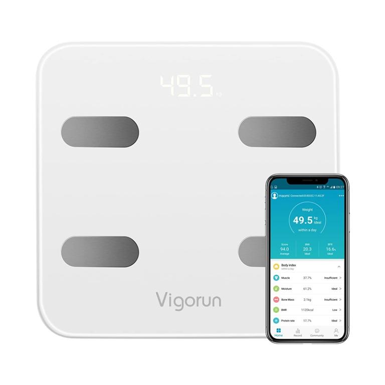 Vigorun Bathroom Scales Digital Body Fat Scale Smart