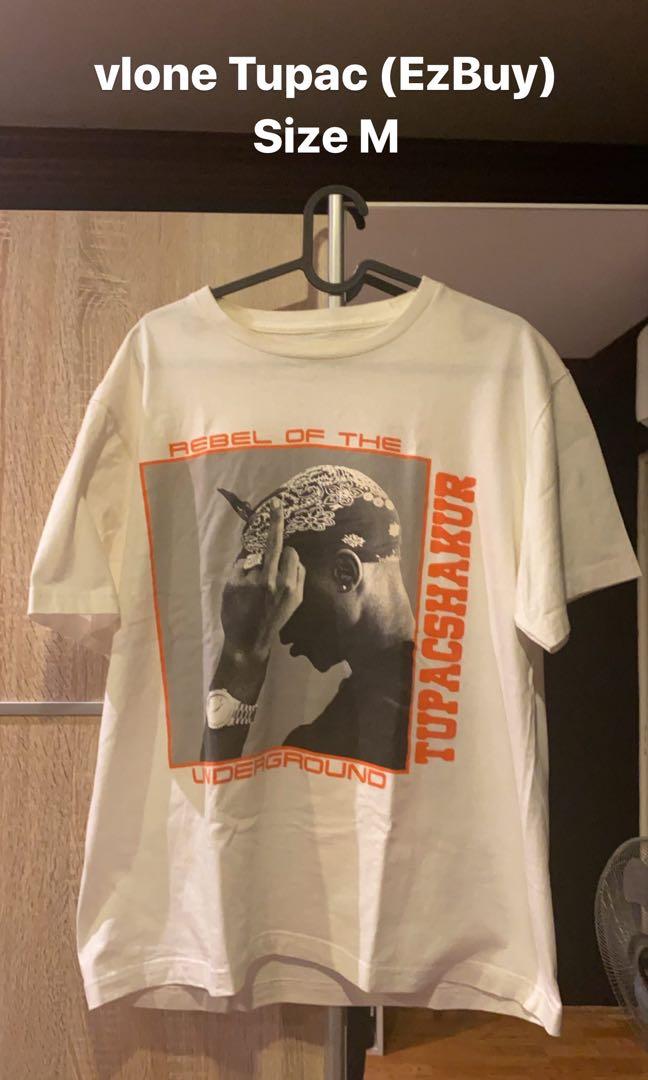 Tupac vlone shirt on sale